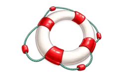 Rettungsring Symbol Auszahlung