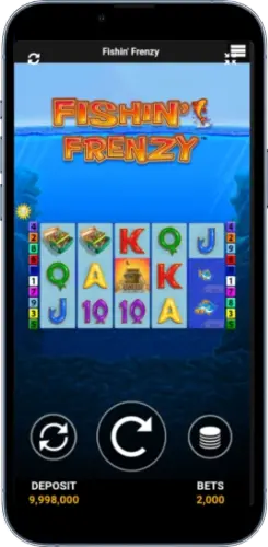 Fishin Frenzy Shortcut auf dem Android Startbildschirm starten