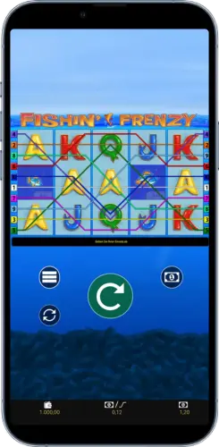 Spielstart auf dem Smartphone