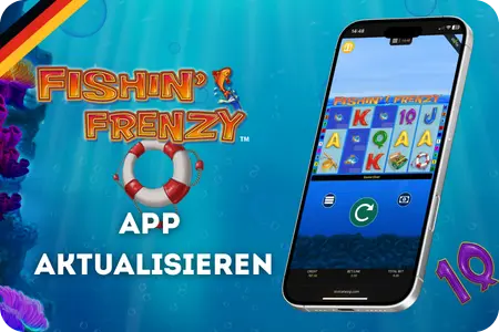 Fishin Frenzy App aktualisieren auf dem Smartphone mit Slot im mobilen Browser